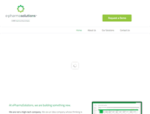 Tablet Screenshot of epharmasolutions.com